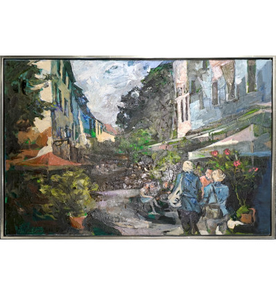 Jena- Die alte Wagnergasse/ gerahmtgerahmt