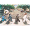 Otto Waalkes / "Ebbi rot "/ Hommage an die Beatles handsigniert mit konservatorischer Galerierahmung