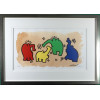 Hommage an Keith Haring / Galerierahmung