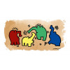 Hommage an Keith Haring / Galerierahmung