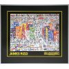 James Rizzi - It´s so hard to be a saint in the city - gerahmt