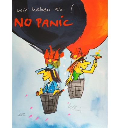 Udo Lindenberg - Wir heben ab - No Panic -  handsigniert