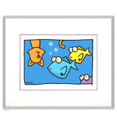 Ed Heck - Cat Fish - handsigniert