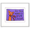 Ed Heck - All you need is love and a cat - handsigniert