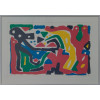 A.R. Penck - Kompostion- handsigniert- gerahmt