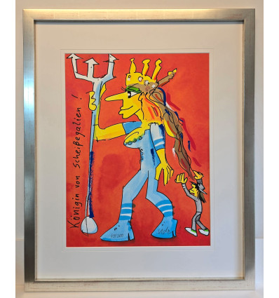 Udo Lindenberg Königin von Scheißegalien handsigniert