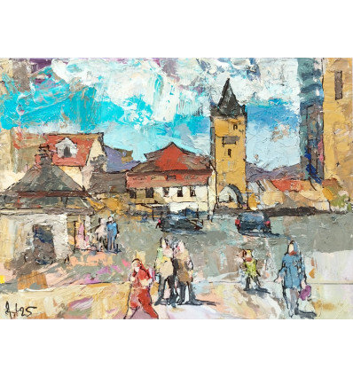 Alexej Tretjakow - Jena - Johannistor Unikat handsigniert