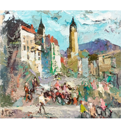 Alexej Tretjakow - Jena - Johannisstrasse  - Unikat handsigniert