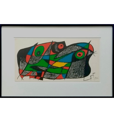 Joan Miró - Sweden escultur suite - Galerierahmung