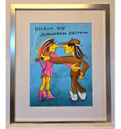 Udo Lindenberg - Durch die schweren Zeiten - handsigniert