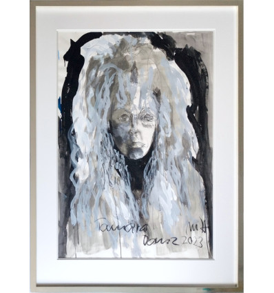 Armin Mueller-Stahl - Tamara Danz- handsigniert - GERAHMT