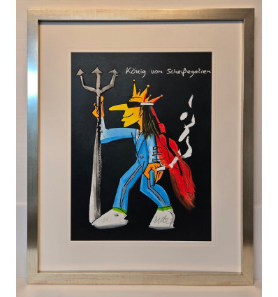 Udo Lindenberg König von Scheißegalien handsigniert