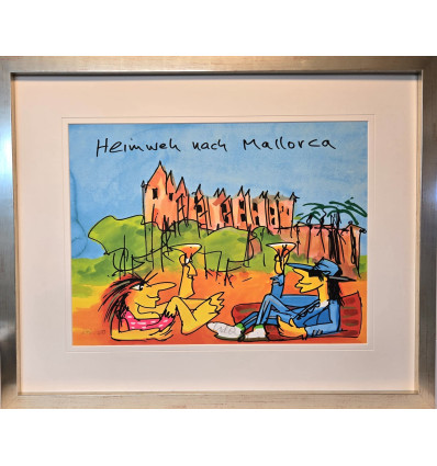 Udo Lindenberg - HEIMWEH NACH MALLORCA handsigniert