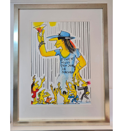 Udo Lindenberg - Einer muss den Job ja machen - handsigniert