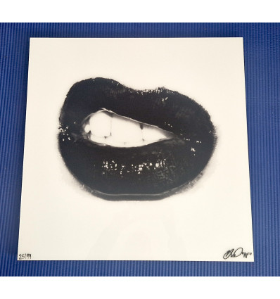 H. Fazzino DARK LIP handsigniert