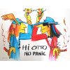 Udo Lindenberg - HI OTTO - NO PANIC  - handsigniert GERAHMT