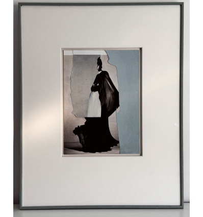Alina Herzau  HEAD UP   - Collage handsigniert gerahmt