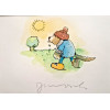 Janosch- UNIKAT - Sonnenschein macht glücklich - handsigniert